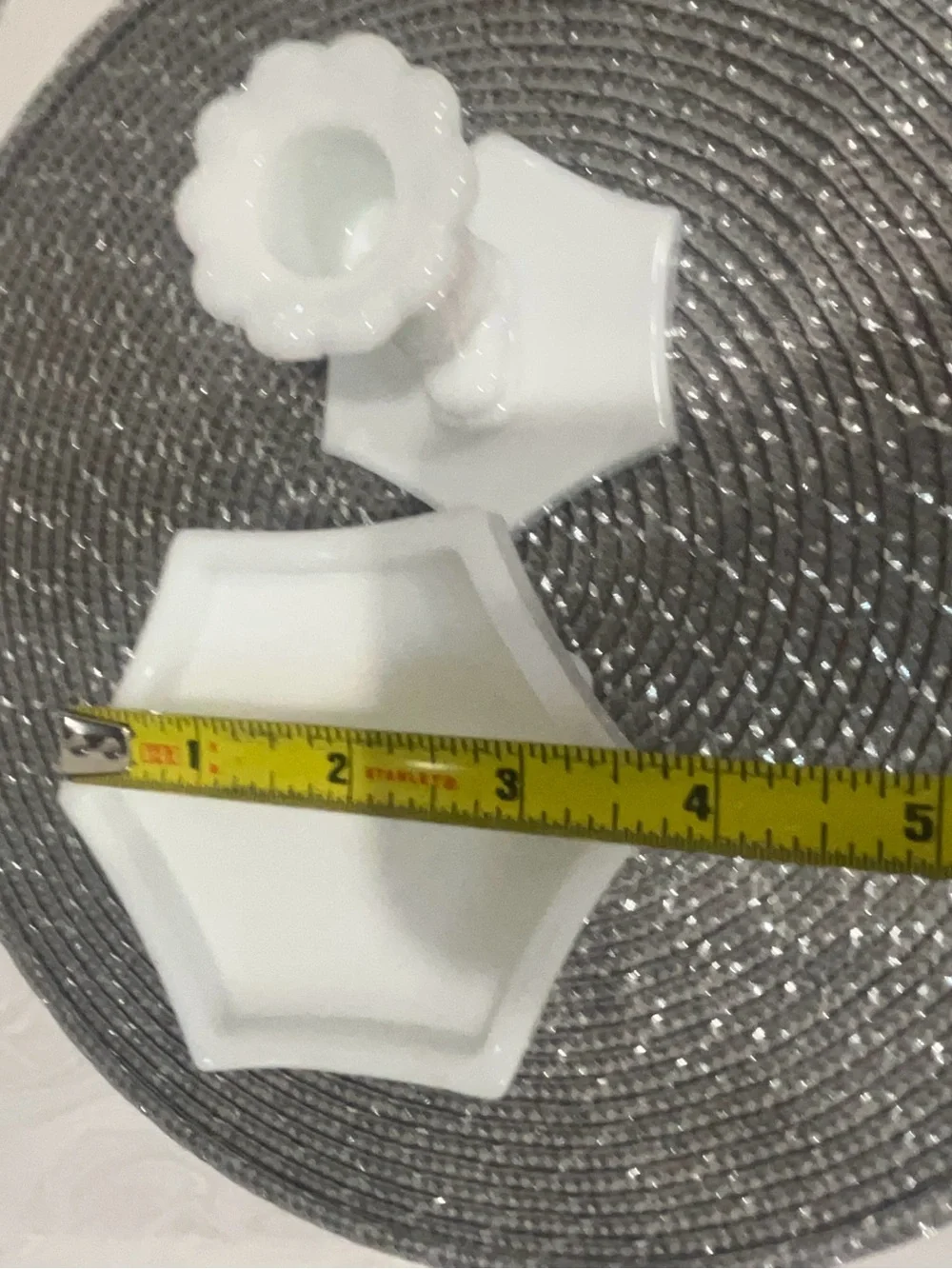 Vintage Westmoreland Milk Glass Fish Dolphin 4